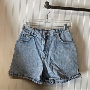 VINTAGE Gitano high rise blue mom jean shorts sz 6